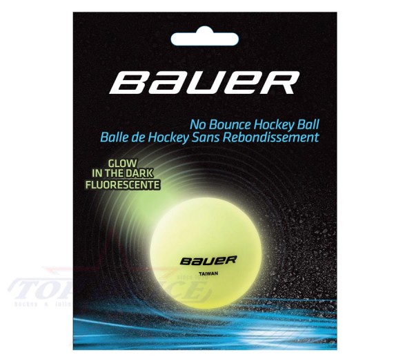 BAUER Hockey Ball GLOW IN THE DARK