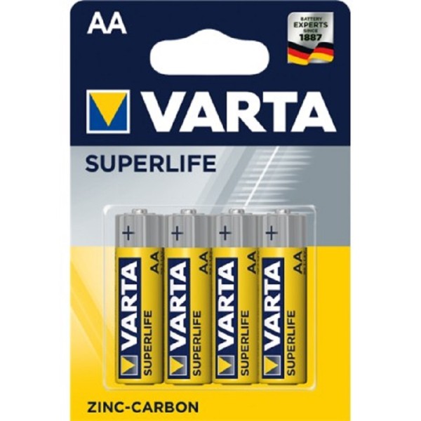 VARTA Batterien SUPERLIFE AA 4er-Pack R6 1,5V