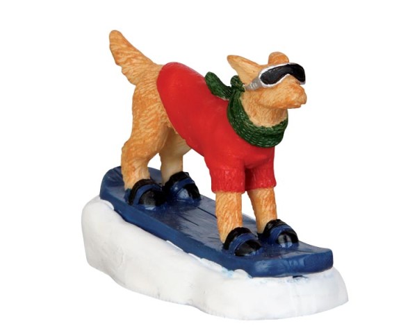 LEMAX - Snowboarding Dog