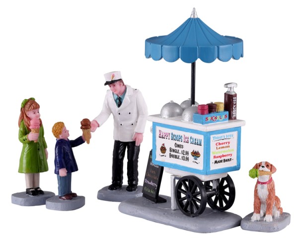 LEMAX - Happy Scoops Ice Cream Cart